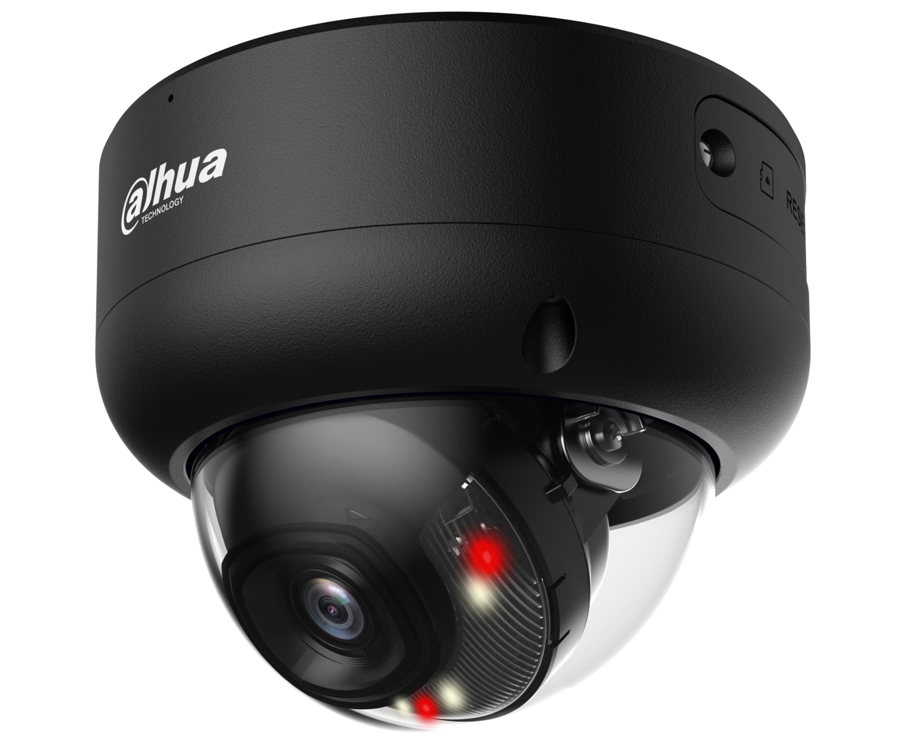 KAMERA WANDALOODPORNA IP IPC-HDBW3849E-AS-IL-0280B-BLACK WizSense Smart Dual Light - 8 Mpx 4K UHD 2.8 mm DAHUA