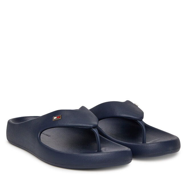 Japonki Tommy Hilfiger Th Comfort Beach Sandal FW0FW08522 Granatowy