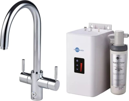 Zestaw INSINKERATOR HOT Bateria 4W1J chrom + zbiornik i filtr 45357 CZ Raty 0% - Indywidualne wyceny