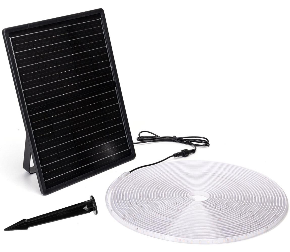 Aigostar - LED RGB Taśma solarna ściemnialna LED/20W/3,2V 20 m 2700K IP65 + pilot