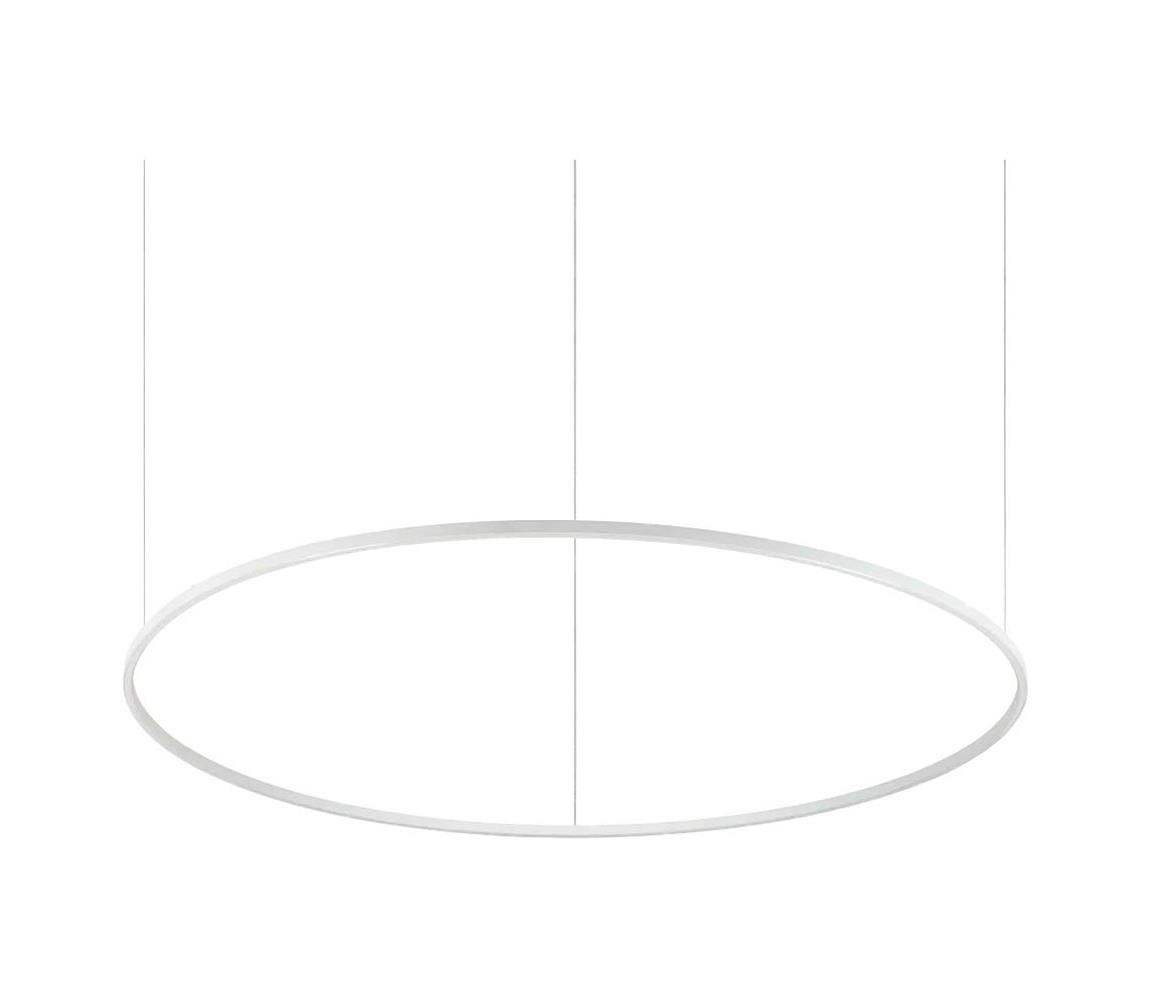 Ideal Lux - LED Żyrandol na lince ORACLE SLIM LED/83W/230V 2700K śr. 150 cm biały