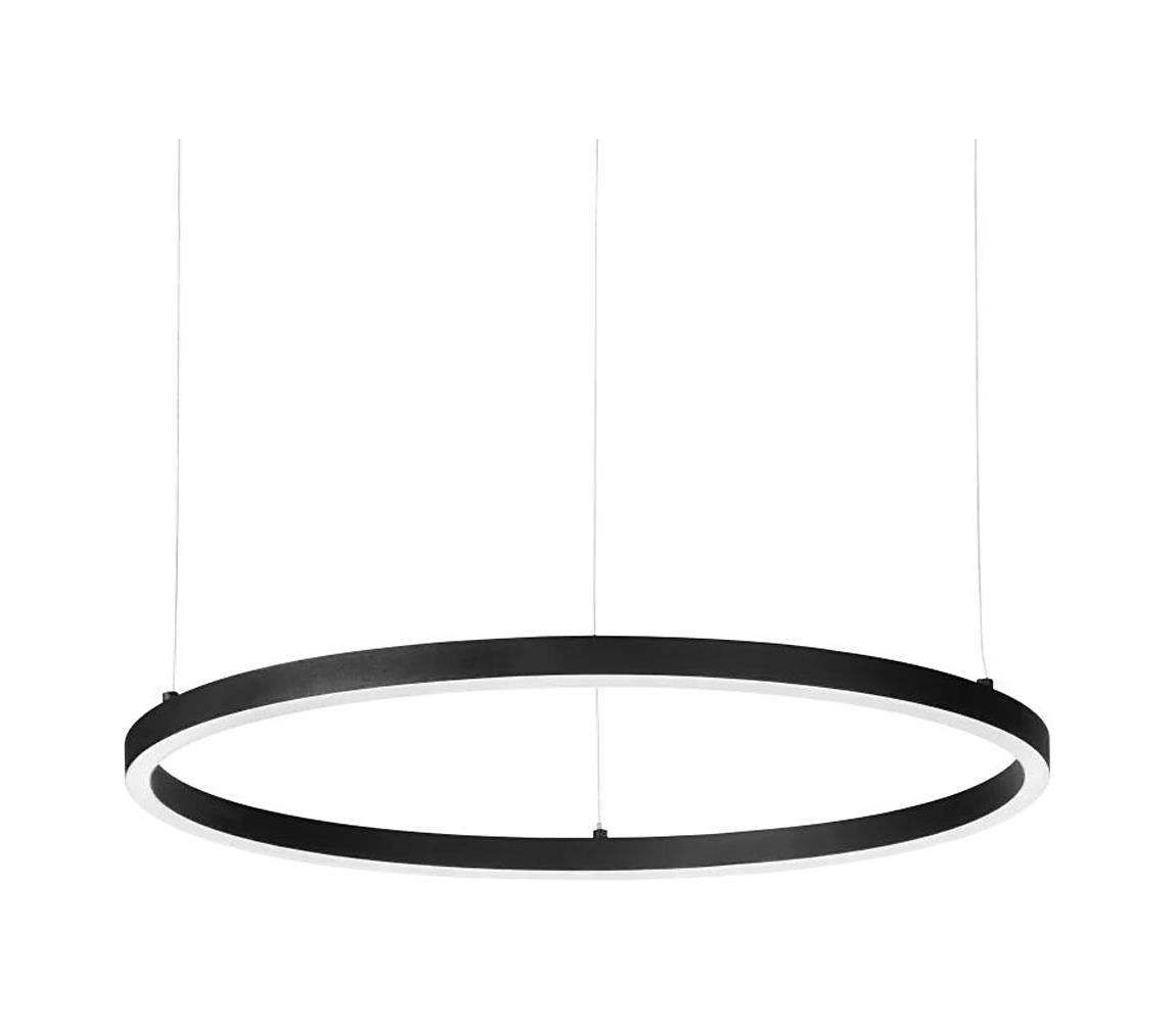 Ideal Lux - LED Żyrandol ściemnialny na lince ORACLE S LED/42W/230V 4000K śr. 90 cm czarny