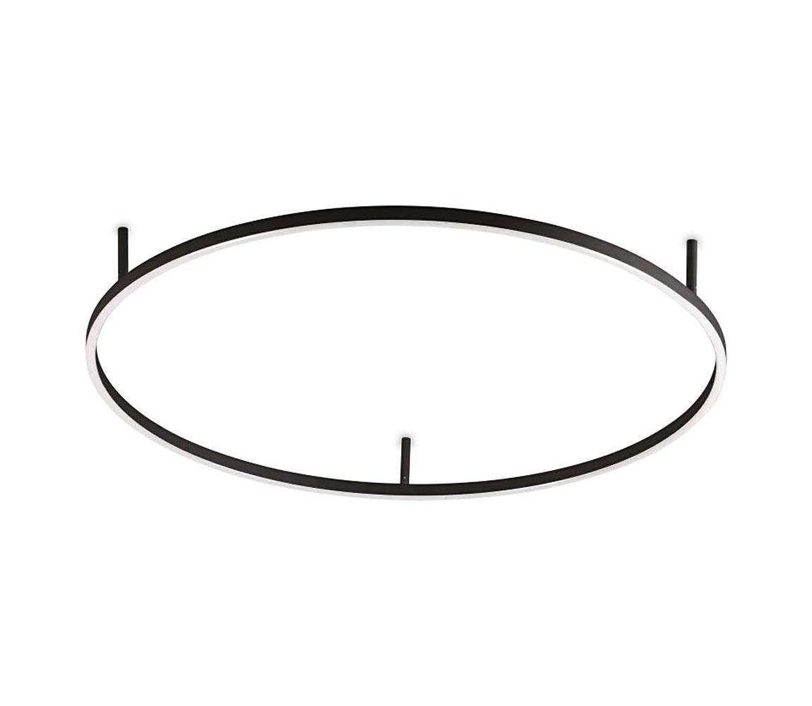 Ideal Lux - LED Plafon ORACLE S LED/53W/230V 2700K śr. 90 cm czarny