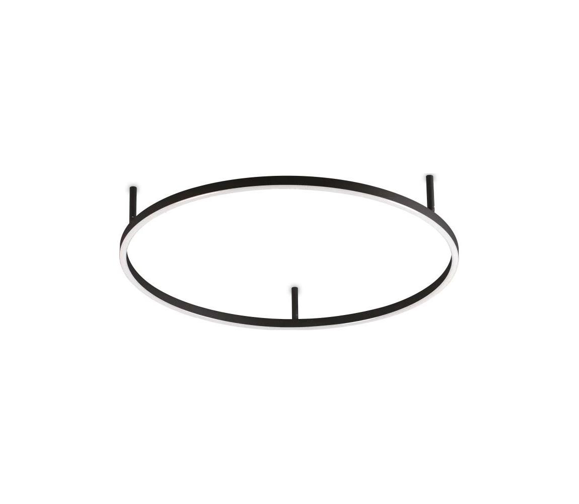 Ideal Lux - LED Plafon ORACLE SLIM LED/37W/230V 2700K śr. 70 cm czarny