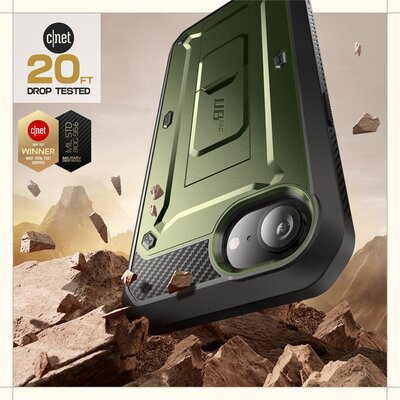 Supcase Etui UB Pro SP do iPhone 16e, zielone