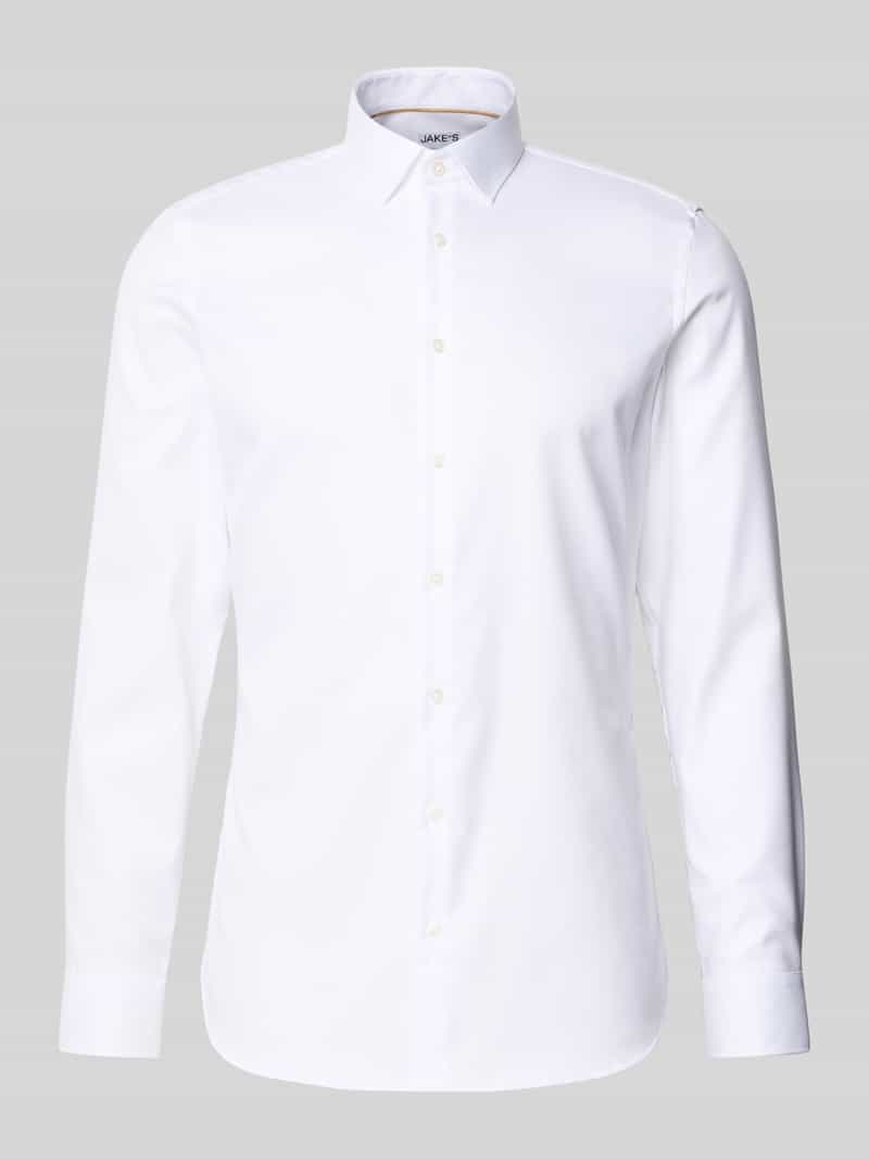 Koszula biznesowa o kroju super slim fit w jednolitym kolorze