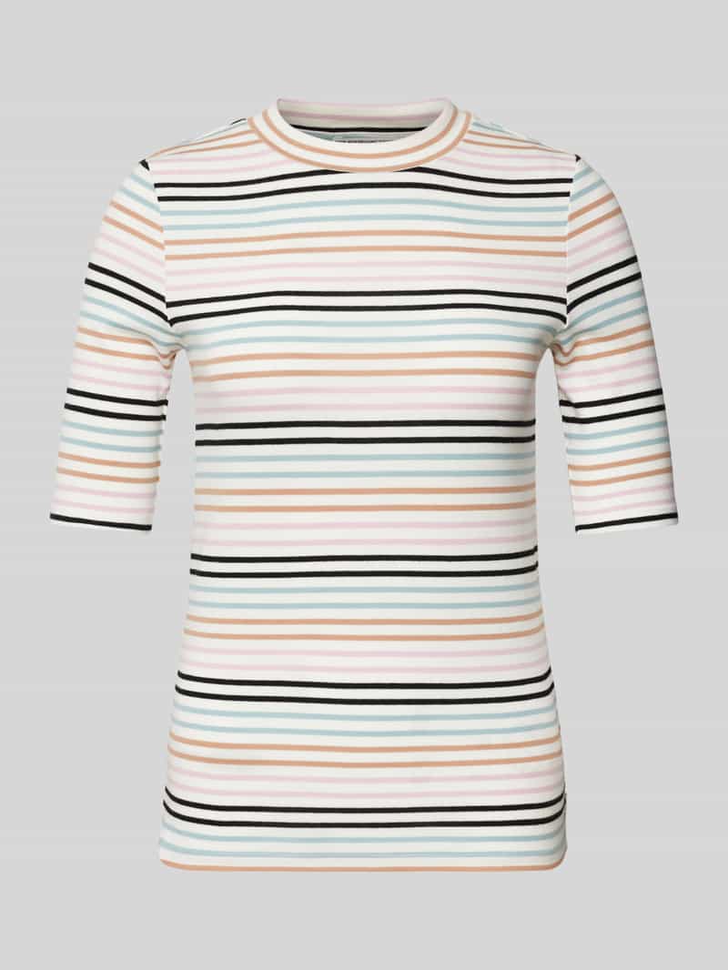 Bluza o kroju slim fit z mieszanki bawełny