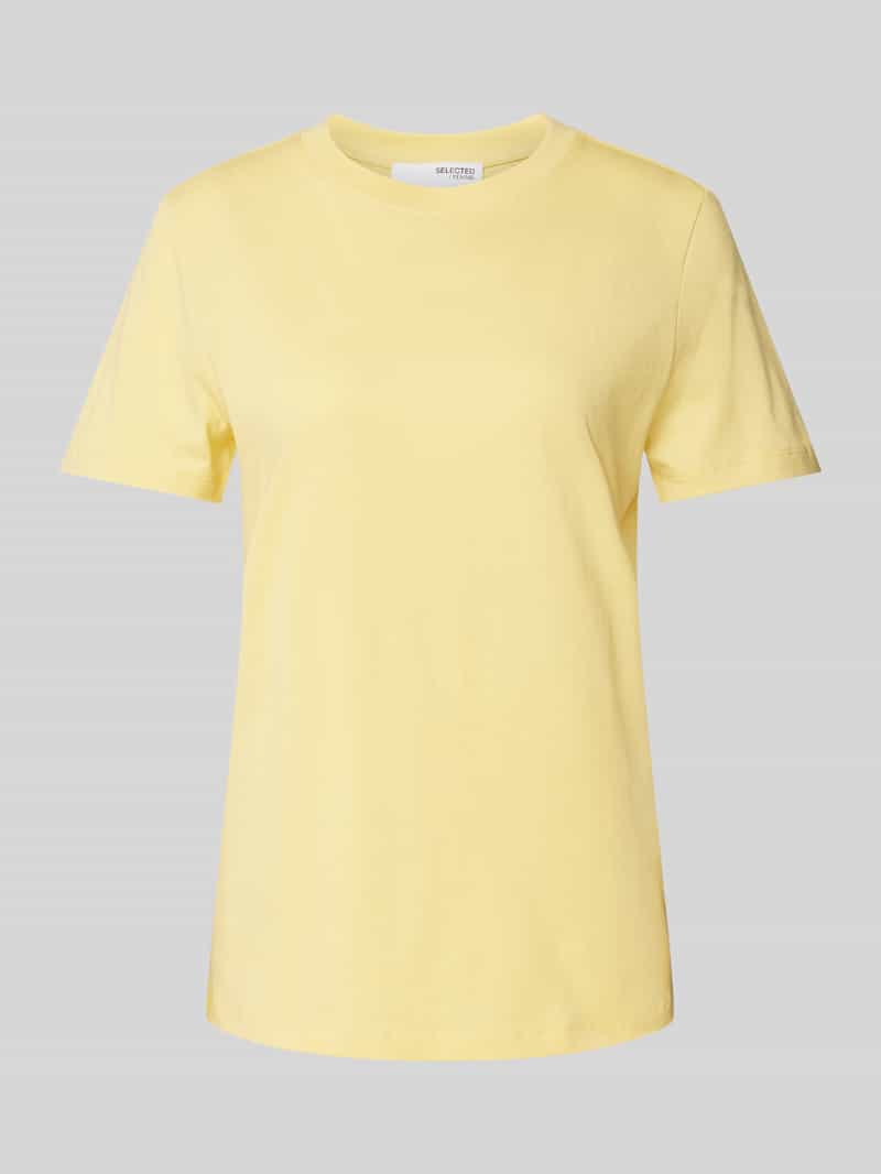 T-shirt z okrągłym dekoltem