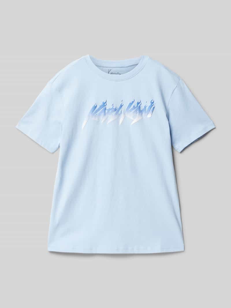 T-shirt z nadrukiem z logo