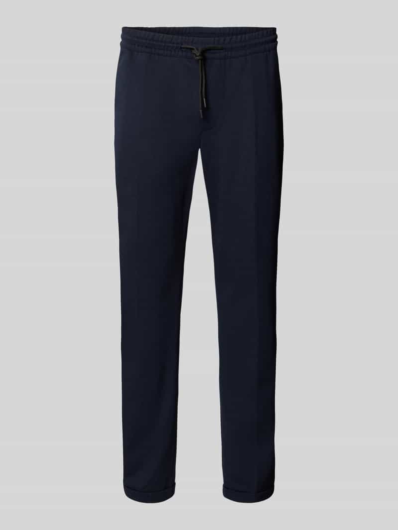 Chinosy o kroju tapered fit z wiskozą