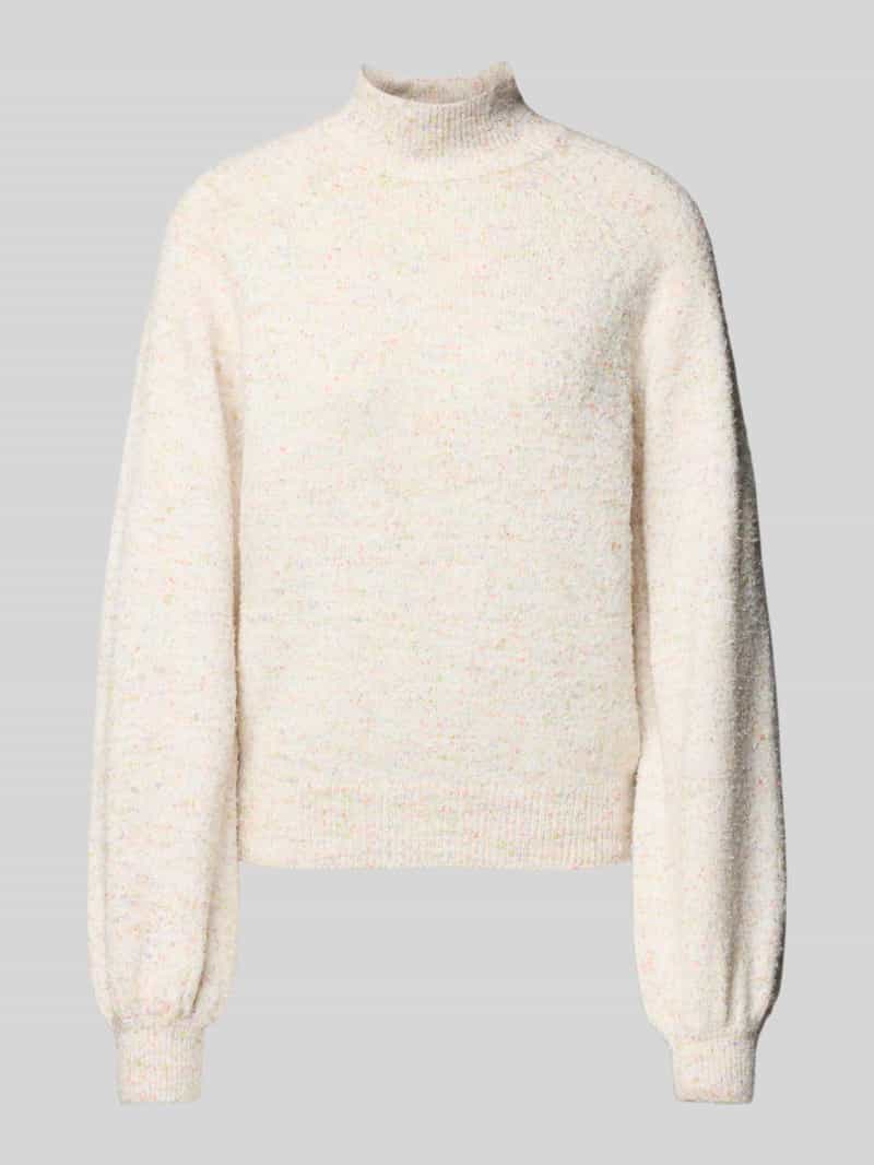 Sweter z dzianiny ze stójką model ‘Casinna’