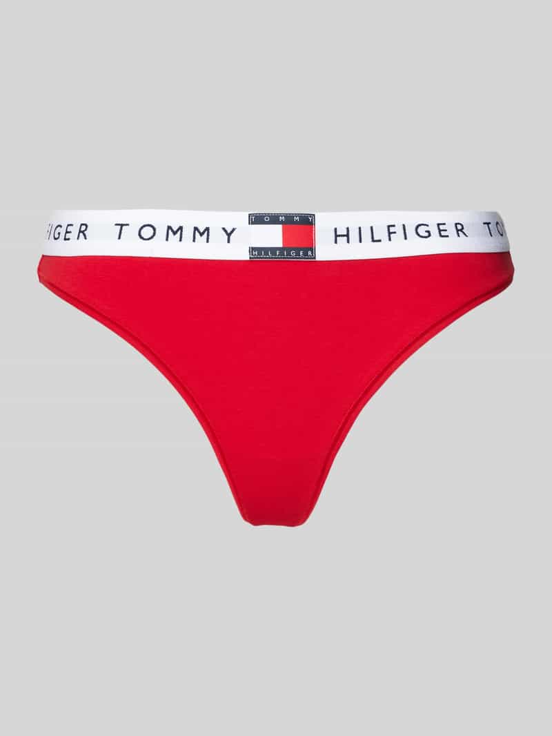 Stringi z elastycznym pasem z logo model ‘TH Heritage’