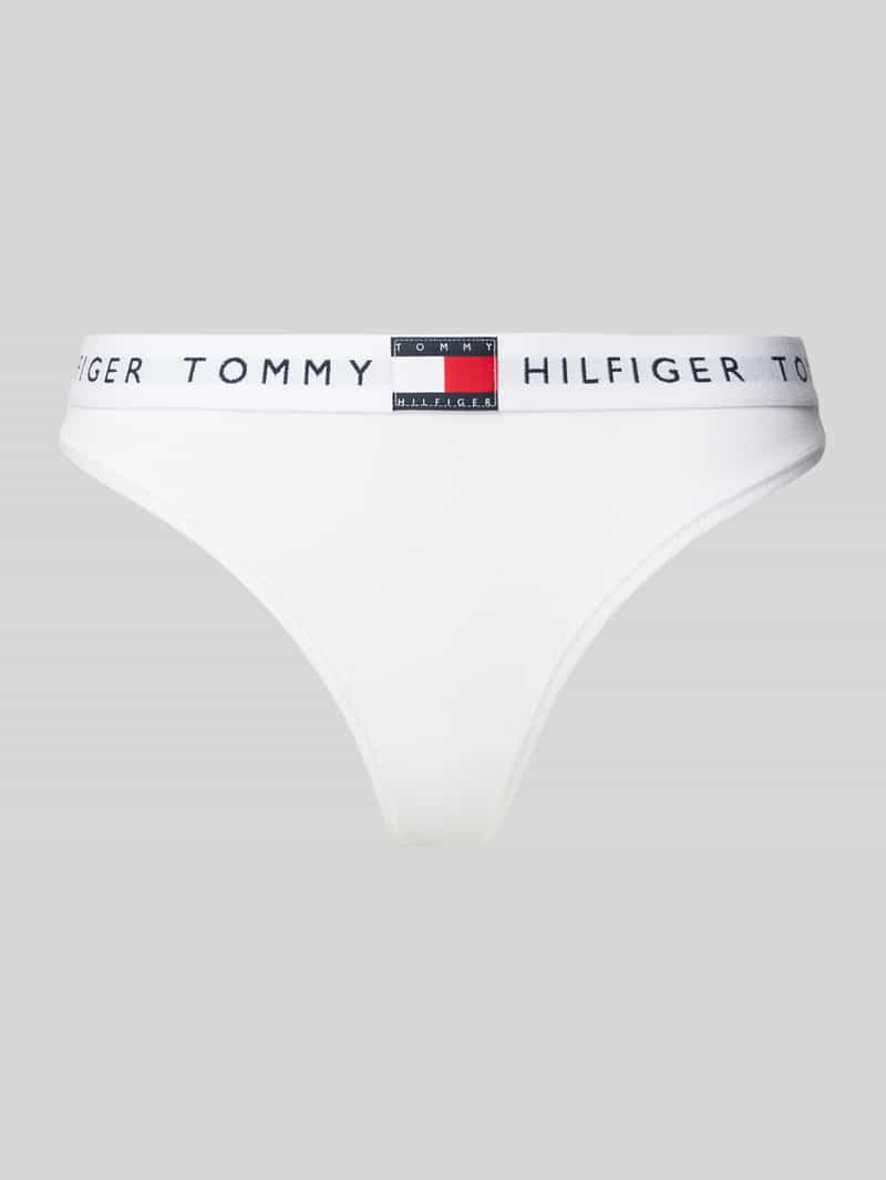 Stringi z elastycznym pasem z logo model ‘TH Heritage’