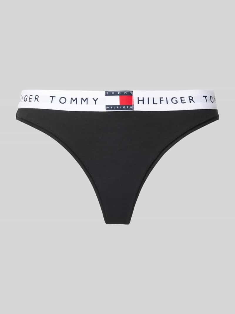 Stringi z elastycznym pasem z logo model ‘TH Heritage’