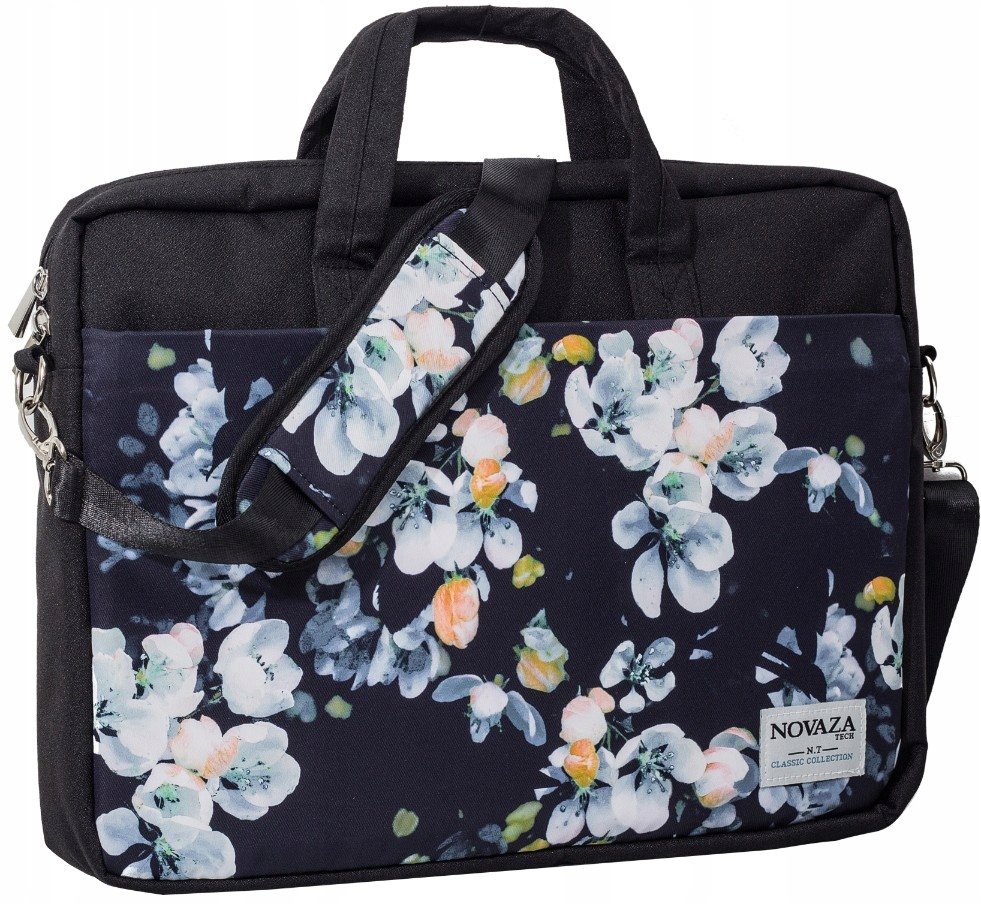 Torba Slim Damska Na Ramię Na Laptopa Teczka Aktówka 15,6-17cali