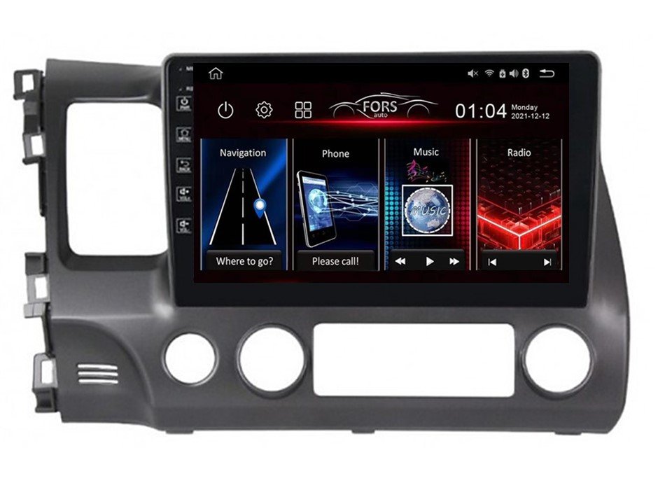 Radio Android FS2-Ultra Honda Civic 2006-2011 2/32GB, CarPlay Android Auto