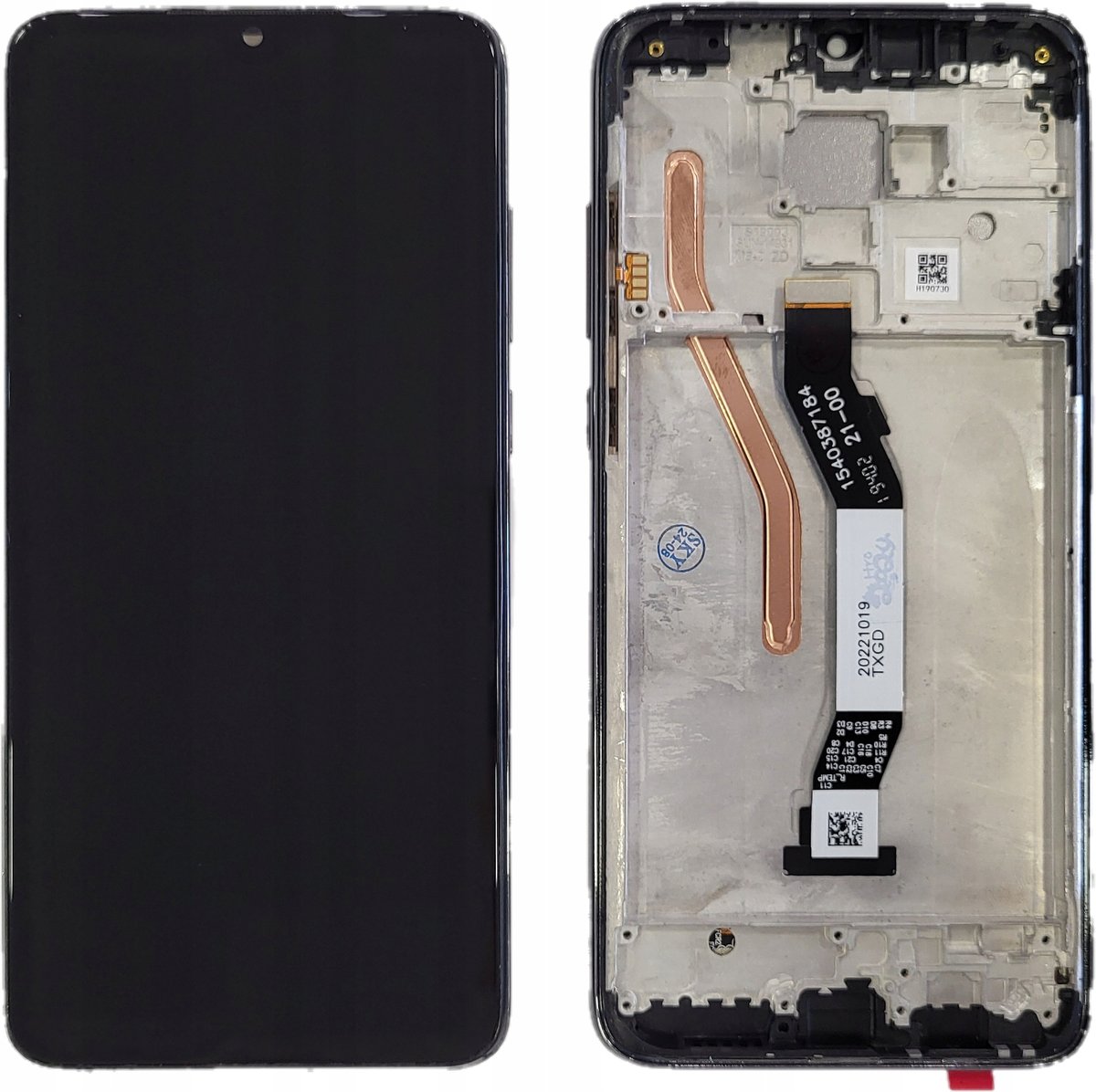 WYŚWIETLACZ LCD EKRAN DO XIAOMI REDMI NOTE 8 PRO M1906G7G M1906G7I RAMKA