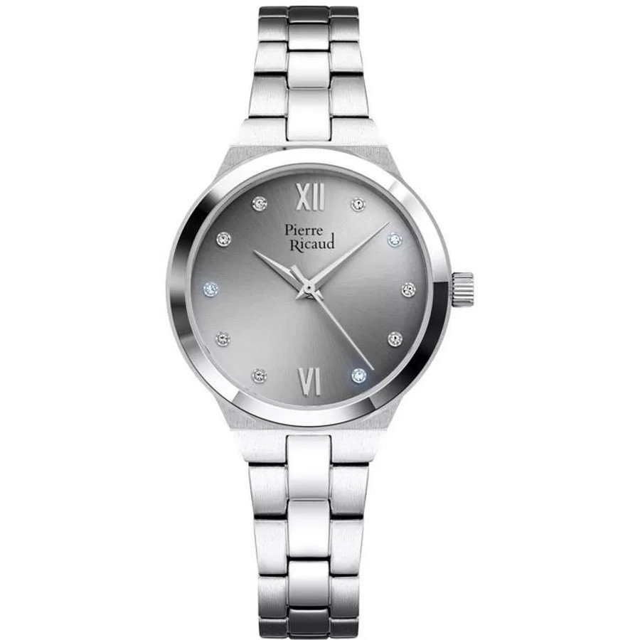 Zegarek Damski Pierre Ricaud P22065.5187Q Cyrkonie Srebrny