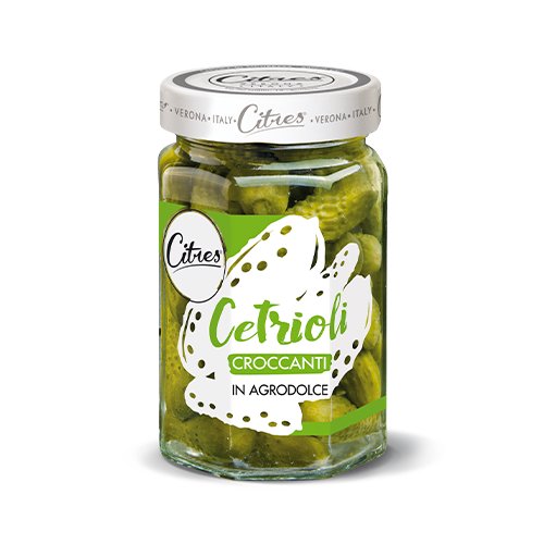 Korniszony w zalewie Cetriolini 290g - Citres
