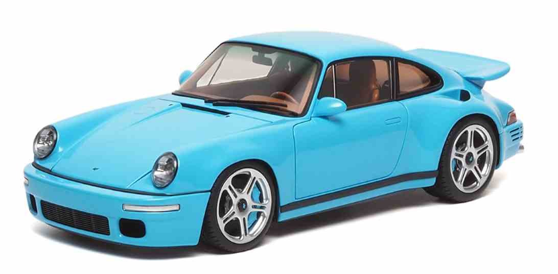 Porsche Ruf Ctr Anniversary Bavarian Sky Blue 2017 Almost Real 1:18 Alm880302
