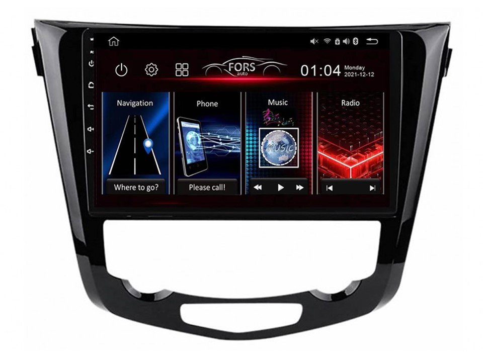 Radio Android FS2-Ultra X-trail Qashqai 2/32GB, CarPlay Android Auto