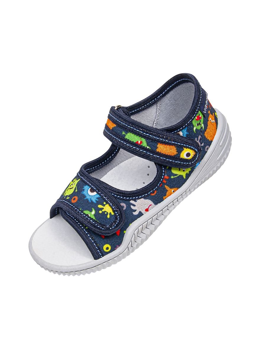 Dziewczęce kapcie z morskim nadrukiem różowe Befado