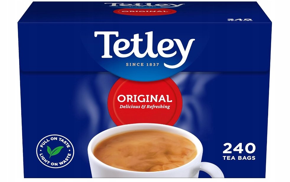 Herbata Czarna Angielska Klasyczna TETLEY ORIGINAL 240 torebek 750 g