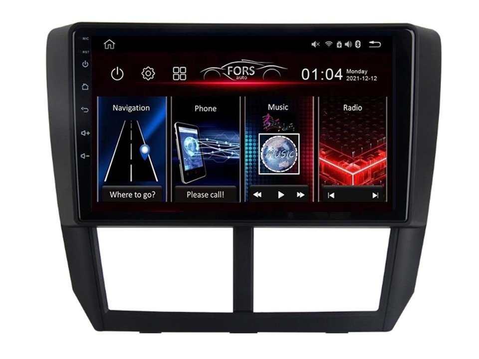 Radio Android FS2-Ultra Forester 2008-2012 2/32GB, CarPlay Android Auto