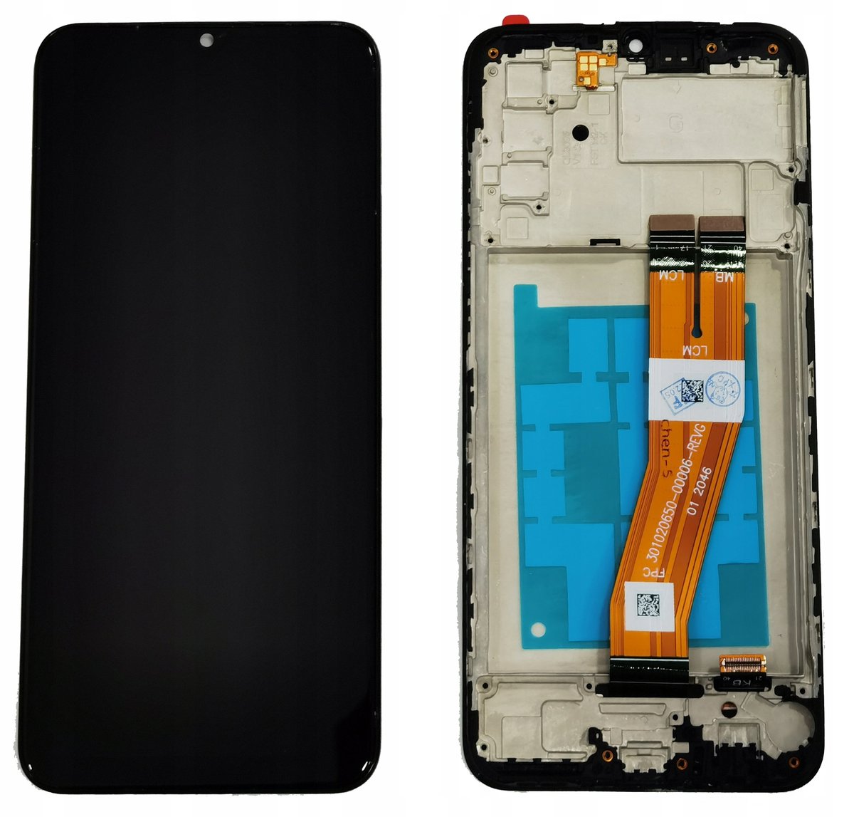WYŚWIETLACZ LCD SAMSUNG A03S A037 RAMKA 159,92mm