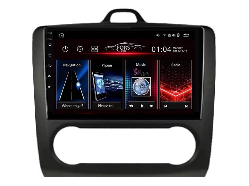 Radio Android FS2-Ultra Ford Focus 2005-2011 2/32GB, CarPlay AndroidAuto