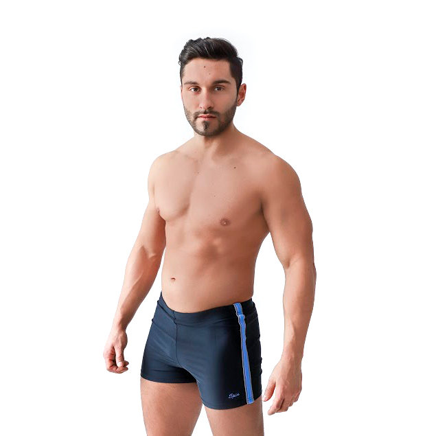 Spodenki męskie S-1425 czarny jasny niebieski L