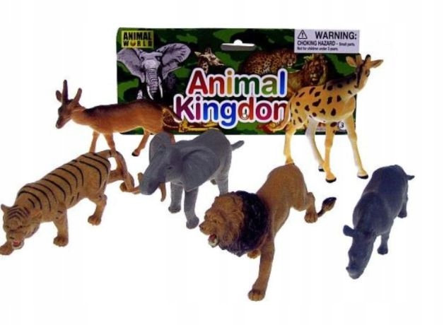 Zwierzeta dzikie 12cm 6szt HSH060