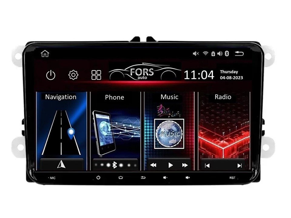 Radio Android FS2-Ultra Volkswagen, Seat, Skoda 2/32GB, CarPlay AndroidAuto