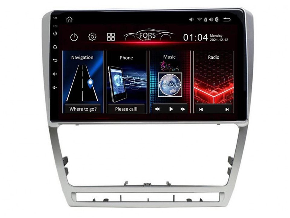 Radio Android FS2-Ultra Octavia A5 2004-2014 2/32GB, CarPlay Android Auto