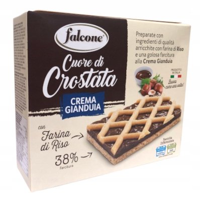 Falcone Cuore Di Crostata Crema Gianduia Tarta