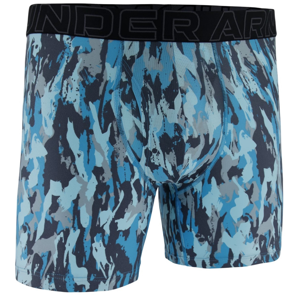 Męskie bokserki Under Armour UA Performance Tech - Novelity 6in Rozmiar: XXL / Kolor: niebieski