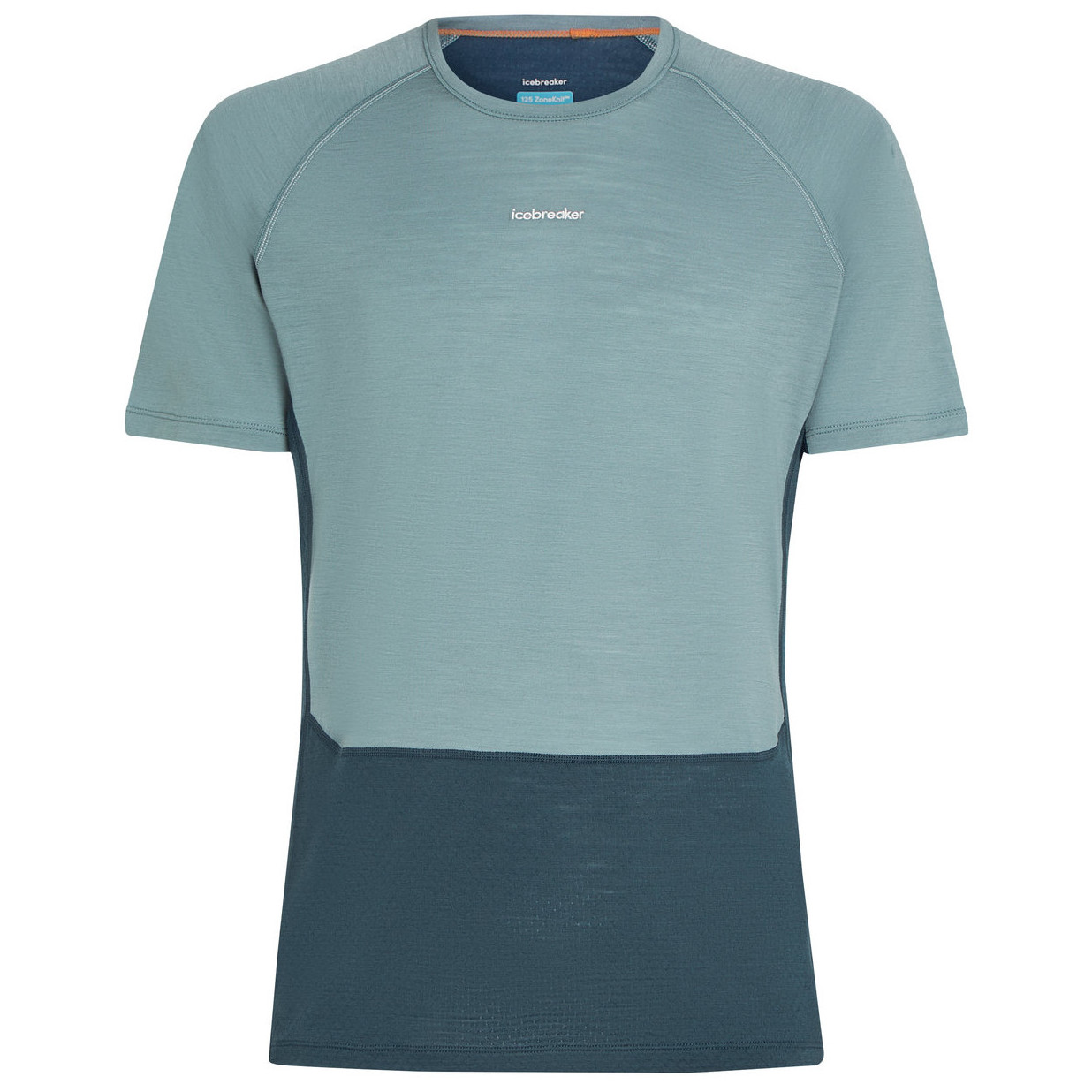 Męska koszulka Icebreaker M Mer 125 ZoneKnit SS Crewe Rozmiar: XL / Kolor: niebieski