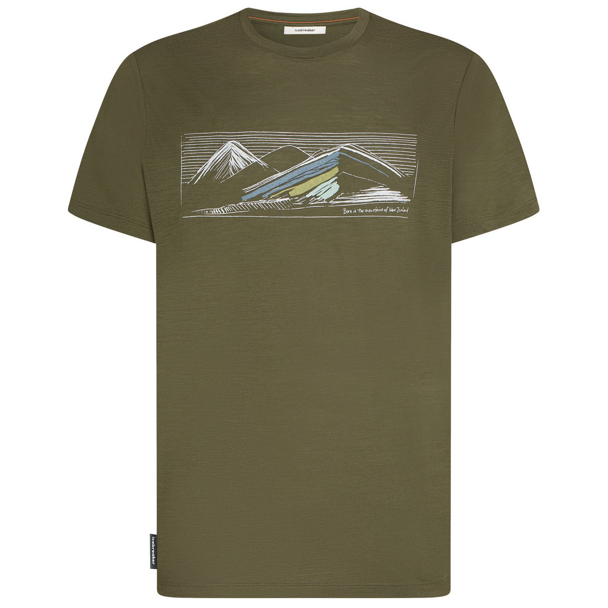 Koszulka męska Icebreaker M Merino 150 Tech Lite SS Tee Highland Rozmiar: M / Kolor: zielony