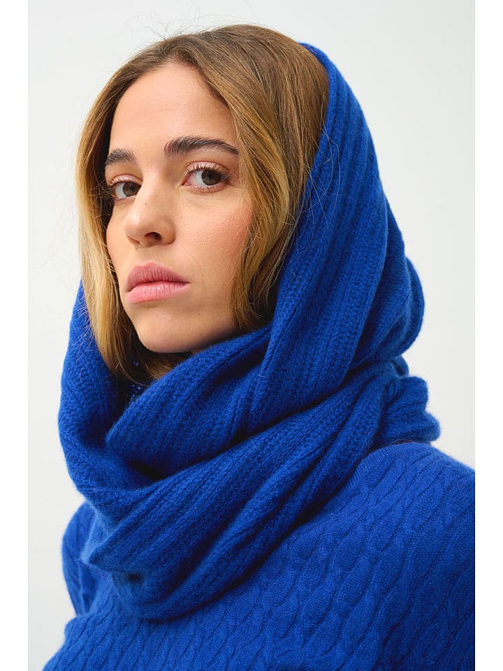 AUTHENTIC CASHMERE Kaszmirowy szal-koło 