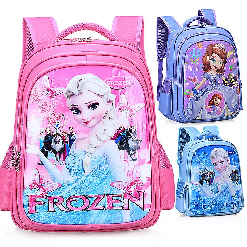 Dziecięcy plecak dziecięcy Tornister dla maluchów 3d Frozen Sophia Redukcja obciążenia antysejsmicznego Niebo niebieski s