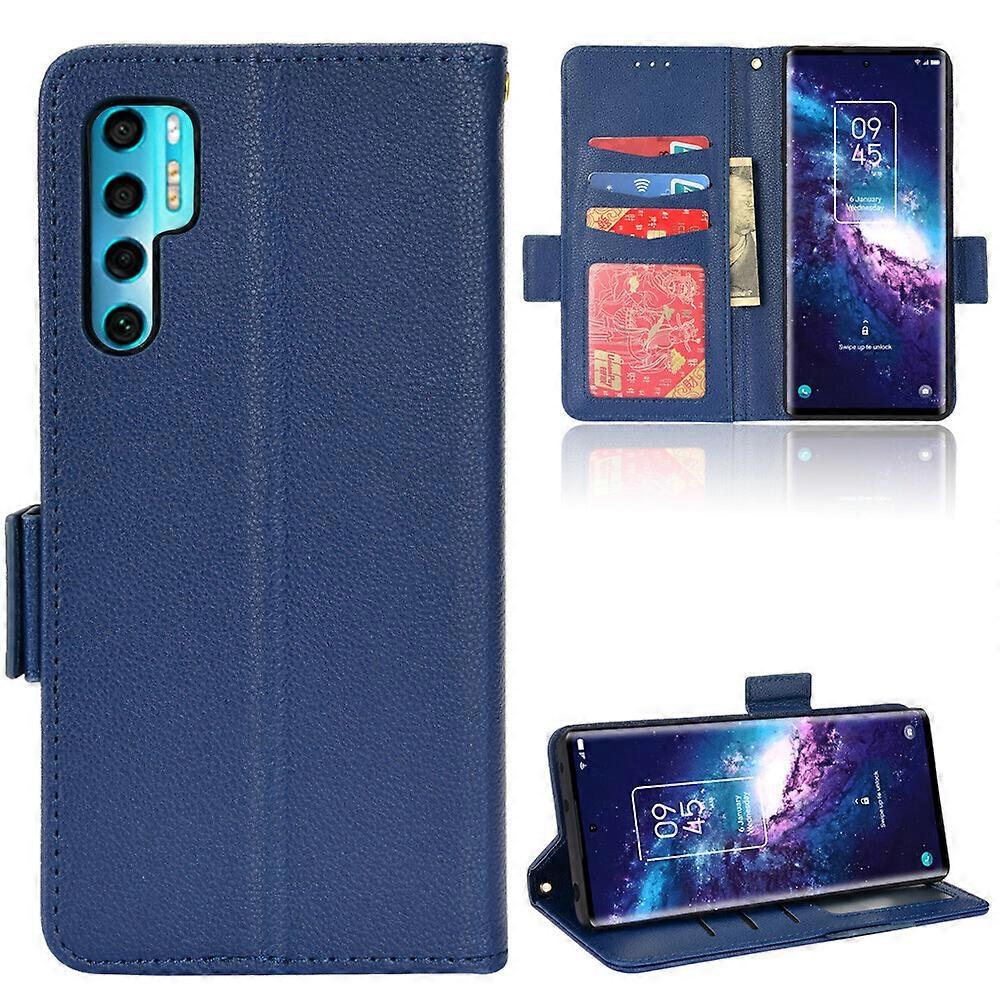 Gangxun Etui na TCL 20 Pro 5G Skórzana klapka Etui na karty Portfel z magnetycznym zamknięciem Kompatybilny z etui TCL 20 Pro 5G Niebieski