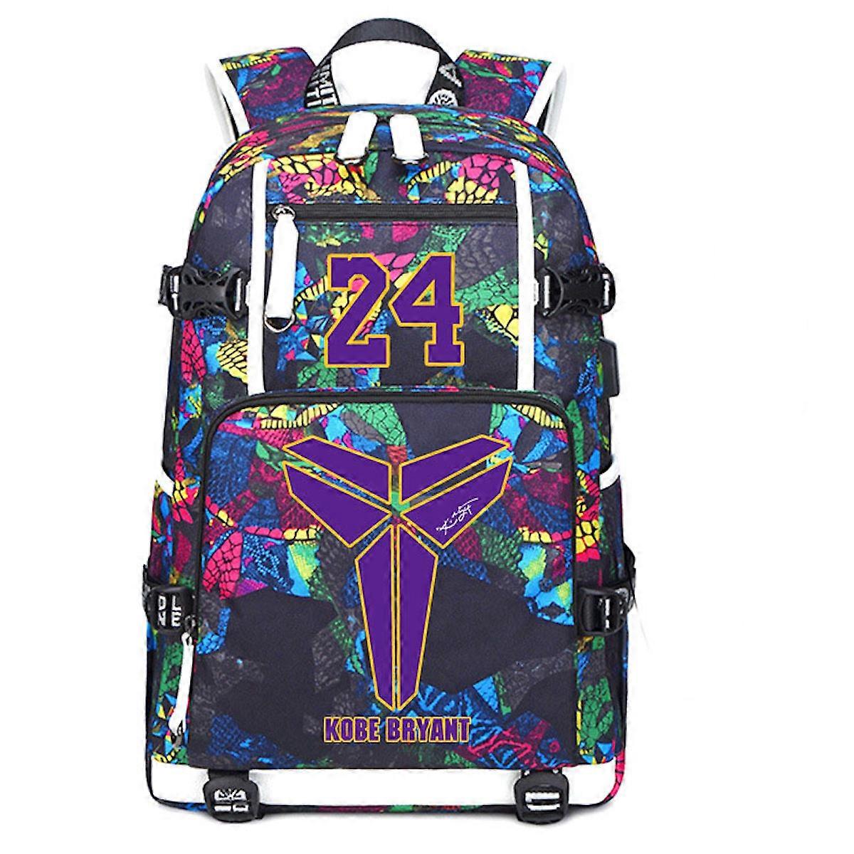 Kobe Bryant 24 Płócienny plecak szkolny Torba na książki dla studentów Causl Daypack dla dziewczynek chłopców