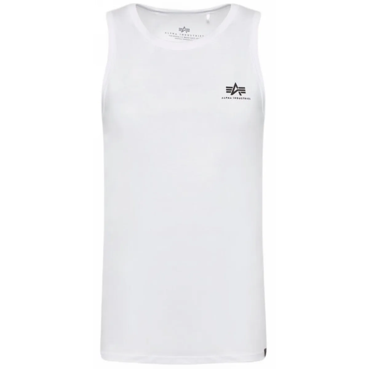 Tank Top Alpha Industries Small Logo 196541 09 - Biały