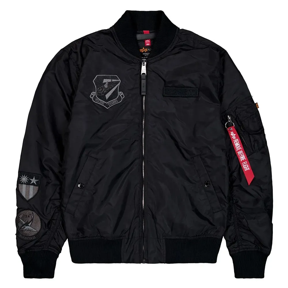 Kurtka Alpha Industries MA-1 TT Flying Tigers 156129 03 - Czarna  L