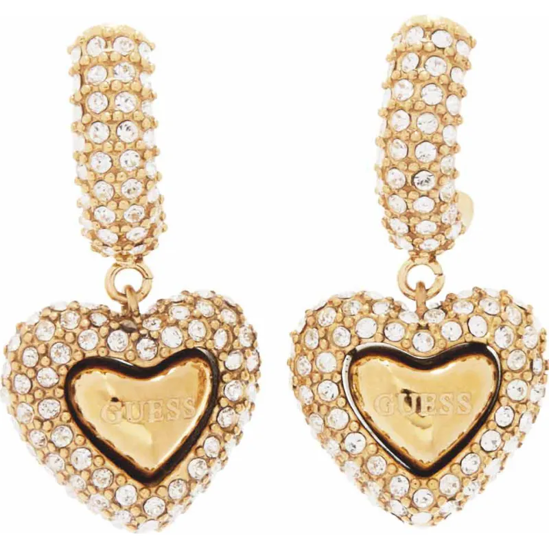 Guess Kolczyki PAVE HEART