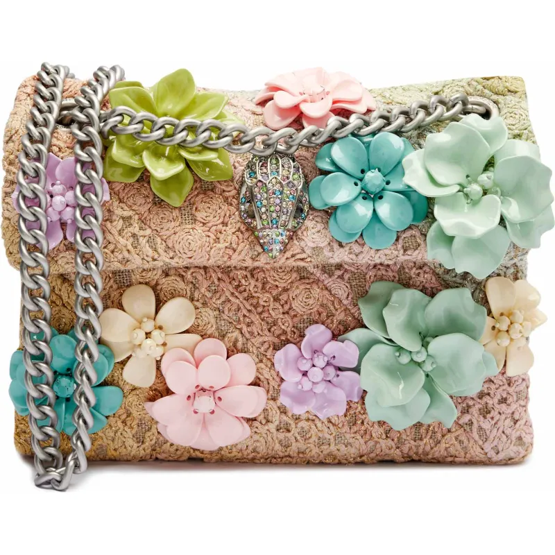 Kurt Geiger Torebka na ramię MINI KENSINGTON FLOWERS