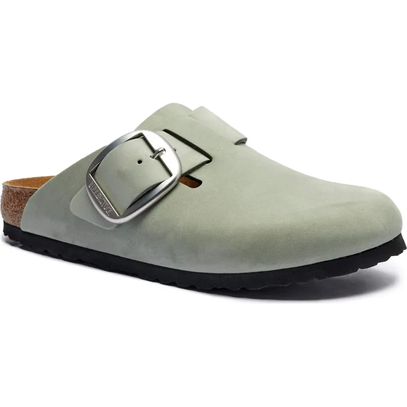 Birkenstock Skórzane mule Boston Big Buckle