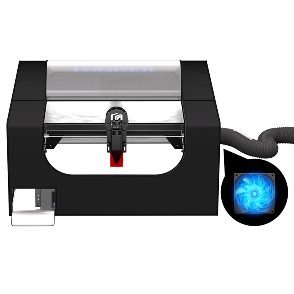 LONGER RAY5 Laser Engraver Enclosure with Vent 700*700*300mm - EU Plug