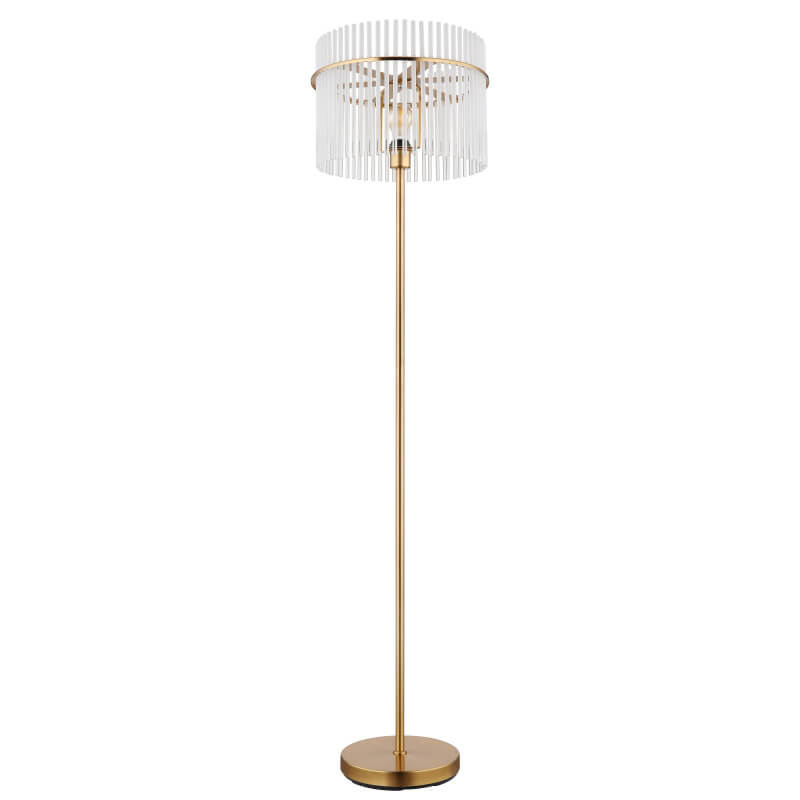 Podłogowa lampa do salonu GORLEY 15698SM glamour złota