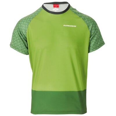 Koszulka rowerowa KROSS MTB Grundo ( L) Zielony